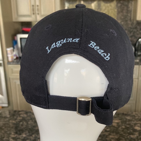 MONTAGE LAGUNA BEACH EMBROIDERED COTTON BASEBALL CAP ADJUSTABLE - Picture 2 of 6